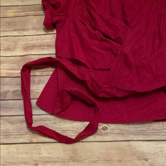 Free People pink wrap top small - Picture 4 of 5